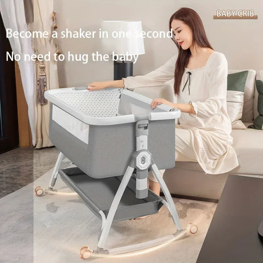 Adjustable Bedside Baby Crib