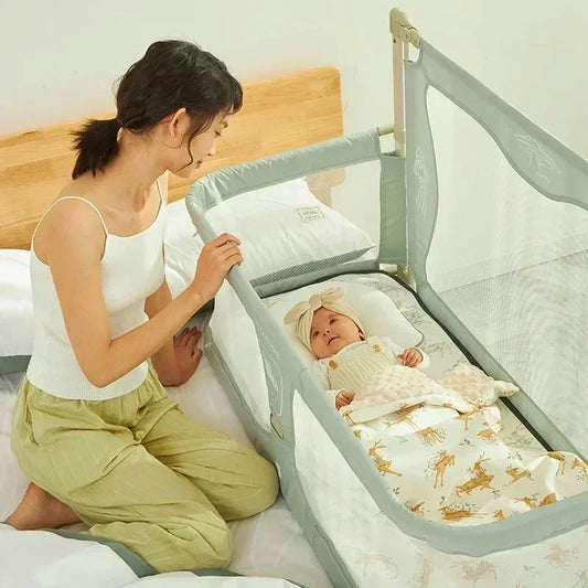 Foldable Bedside Baby Cot